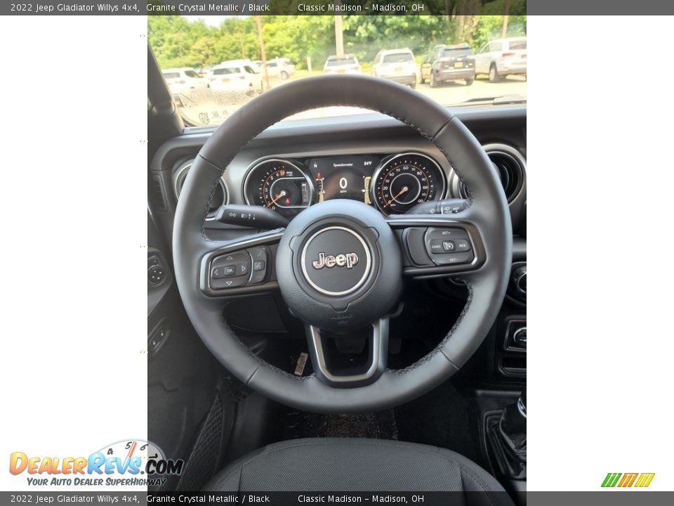 2022 Jeep Gladiator Willys 4x4 Granite Crystal Metallic / Black Photo #5