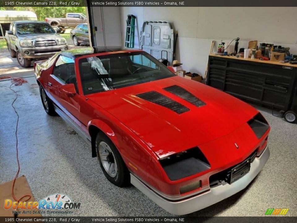 1985 Chevrolet Camaro Z28 Red / Gray Photo #2