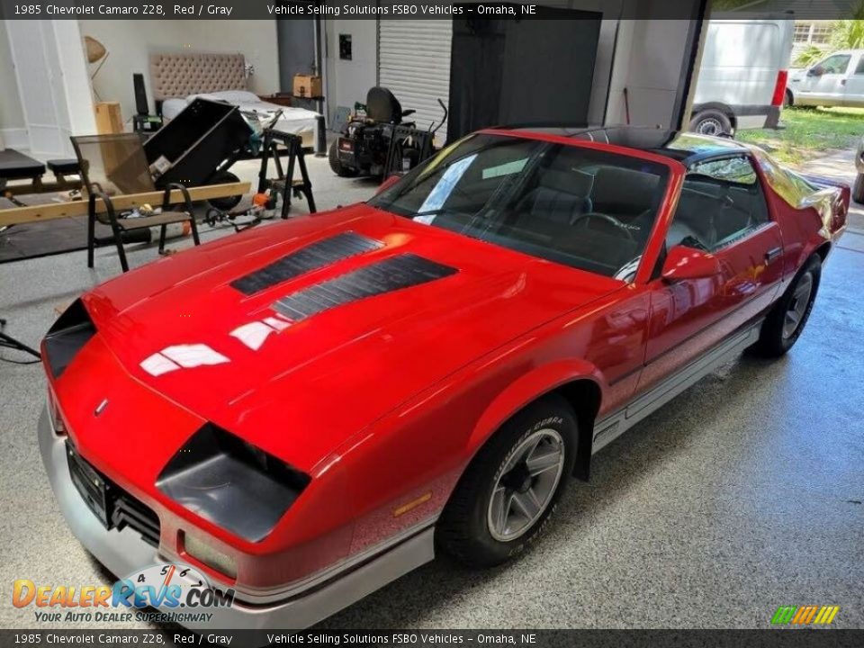 1985 Chevrolet Camaro Z28 Red / Gray Photo #3