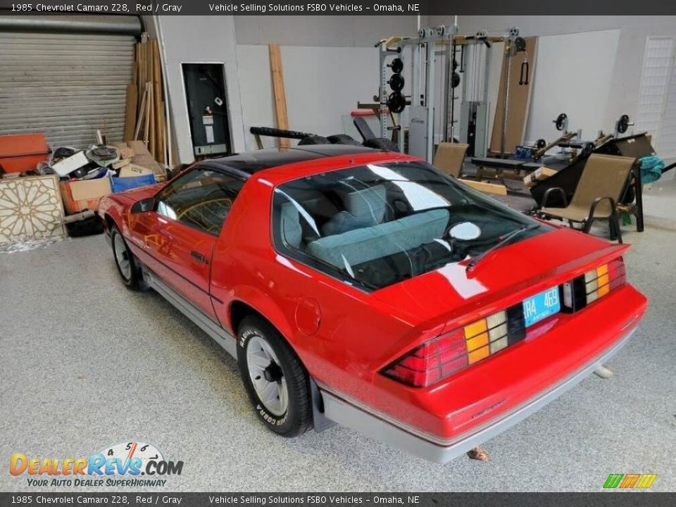 1985 Chevrolet Camaro Z28 Red / Gray Photo #4