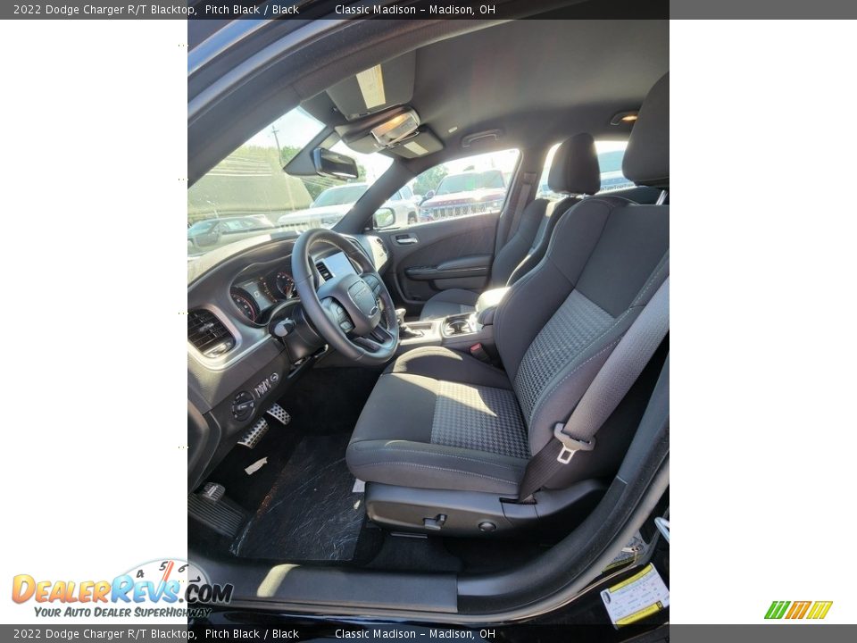 2022 Dodge Charger R/T Blacktop Pitch Black / Black Photo #2