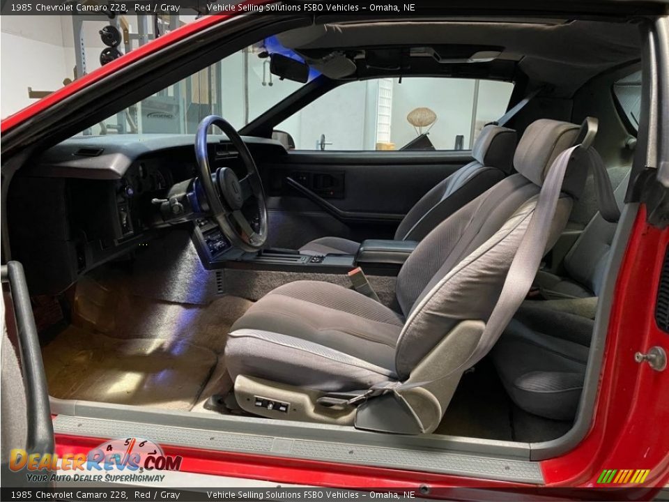 1985 Chevrolet Camaro Z28 Red / Gray Photo #5