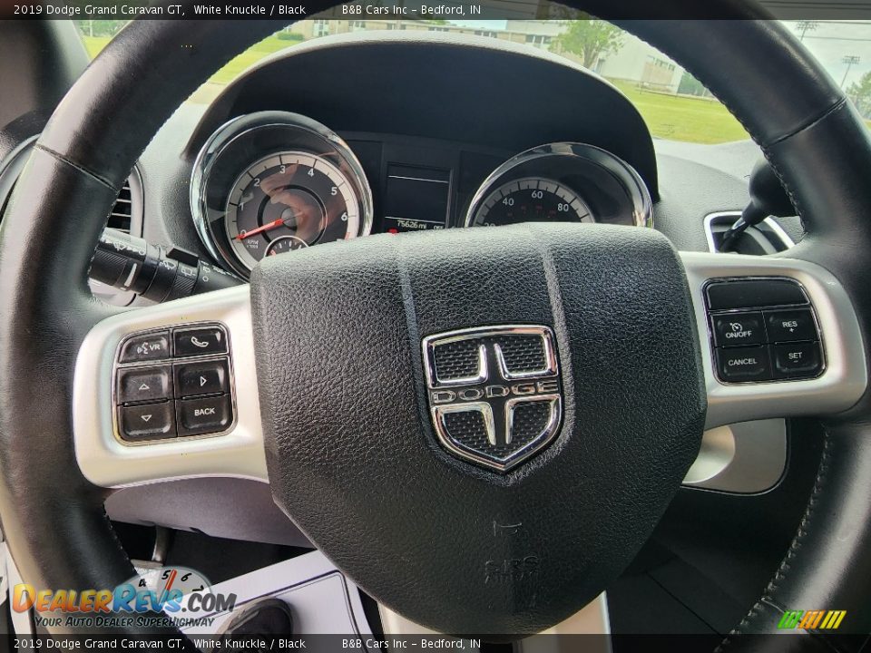 2019 Dodge Grand Caravan GT White Knuckle / Black Photo #11