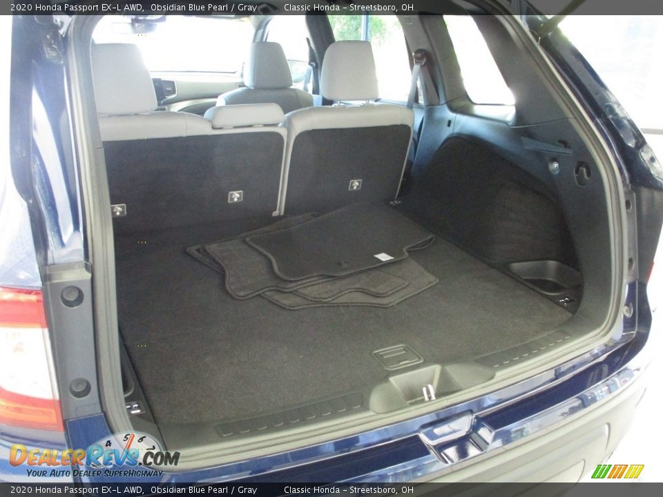 2020 Honda Passport EX-L AWD Obsidian Blue Pearl / Gray Photo #14