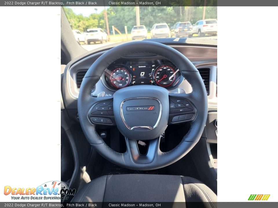 2022 Dodge Charger R/T Blacktop Pitch Black / Black Photo #5