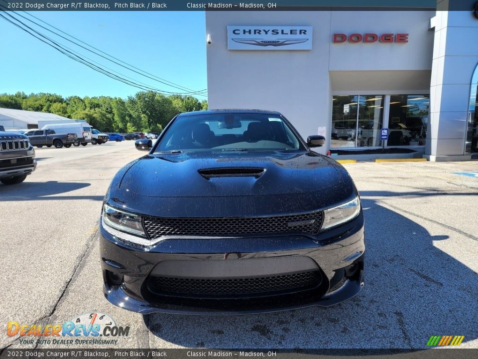 2022 Dodge Charger R/T Blacktop Pitch Black / Black Photo #7