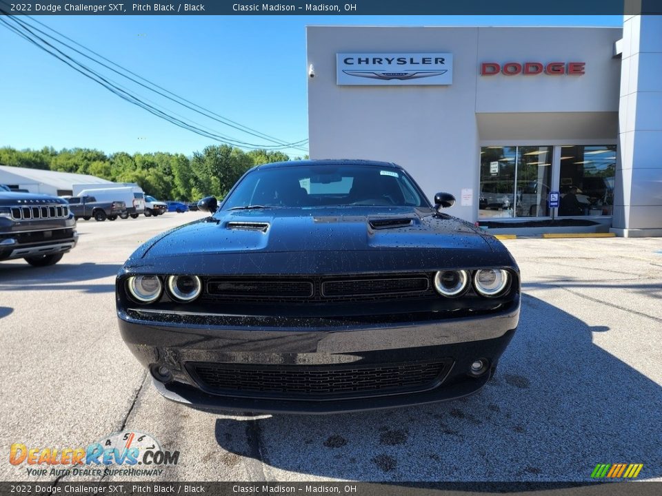 2022 Dodge Challenger SXT Pitch Black / Black Photo #7