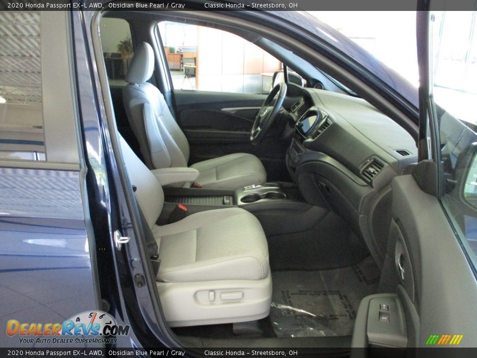 2020 Honda Passport EX-L AWD Obsidian Blue Pearl / Gray Photo #18