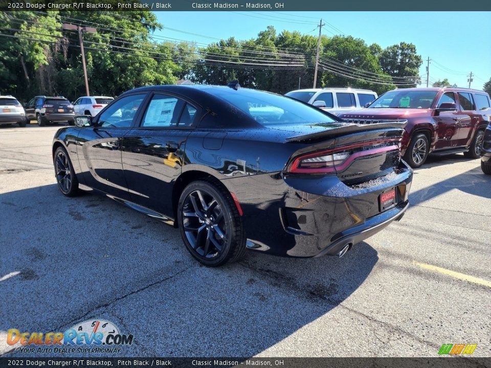 2022 Dodge Charger R/T Blacktop Pitch Black / Black Photo #9