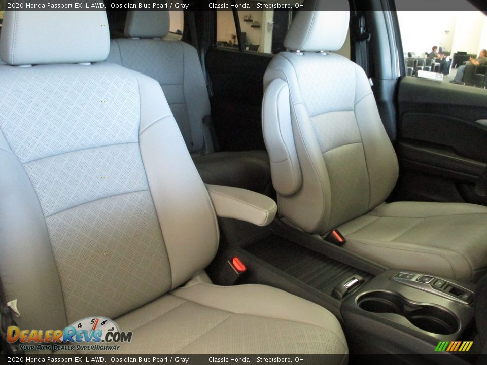 2020 Honda Passport EX-L AWD Obsidian Blue Pearl / Gray Photo #19