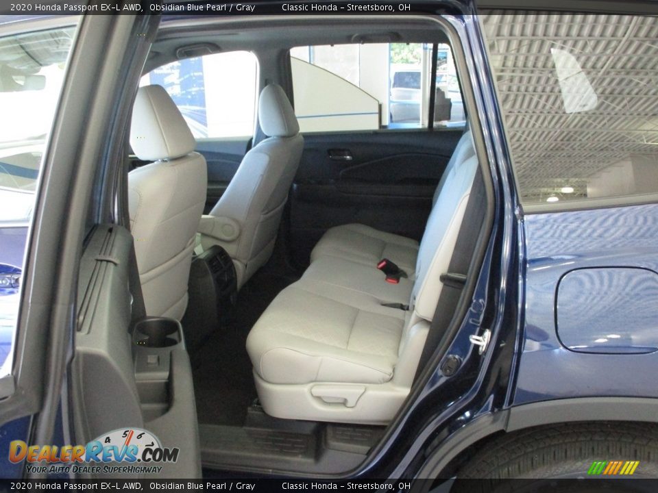 2020 Honda Passport EX-L AWD Obsidian Blue Pearl / Gray Photo #25