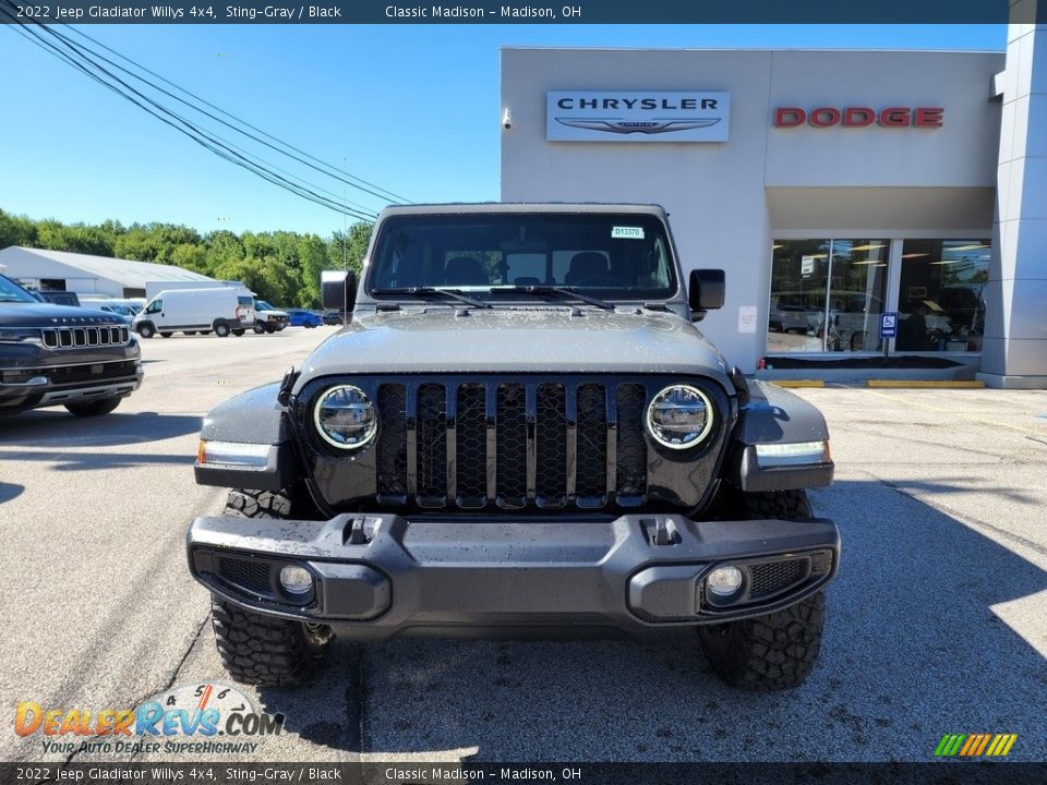 2022 Jeep Gladiator Willys 4x4 Sting-Gray / Black Photo #7