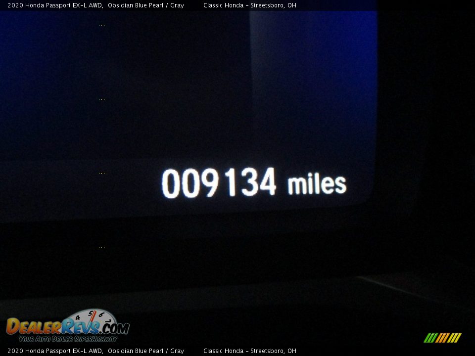 2020 Honda Passport EX-L AWD Obsidian Blue Pearl / Gray Photo #32