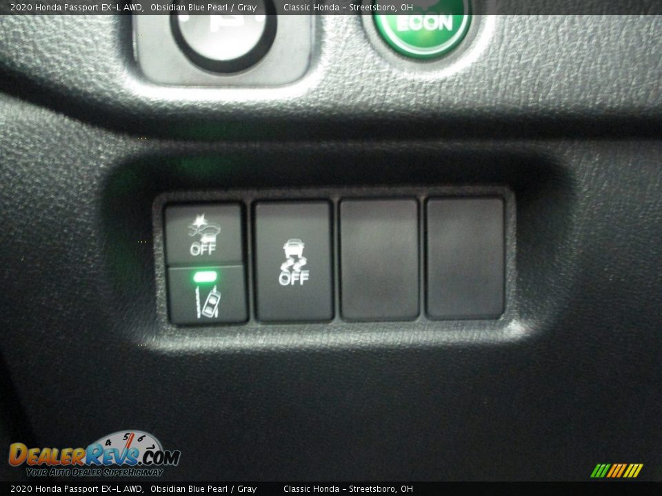 2020 Honda Passport EX-L AWD Obsidian Blue Pearl / Gray Photo #33