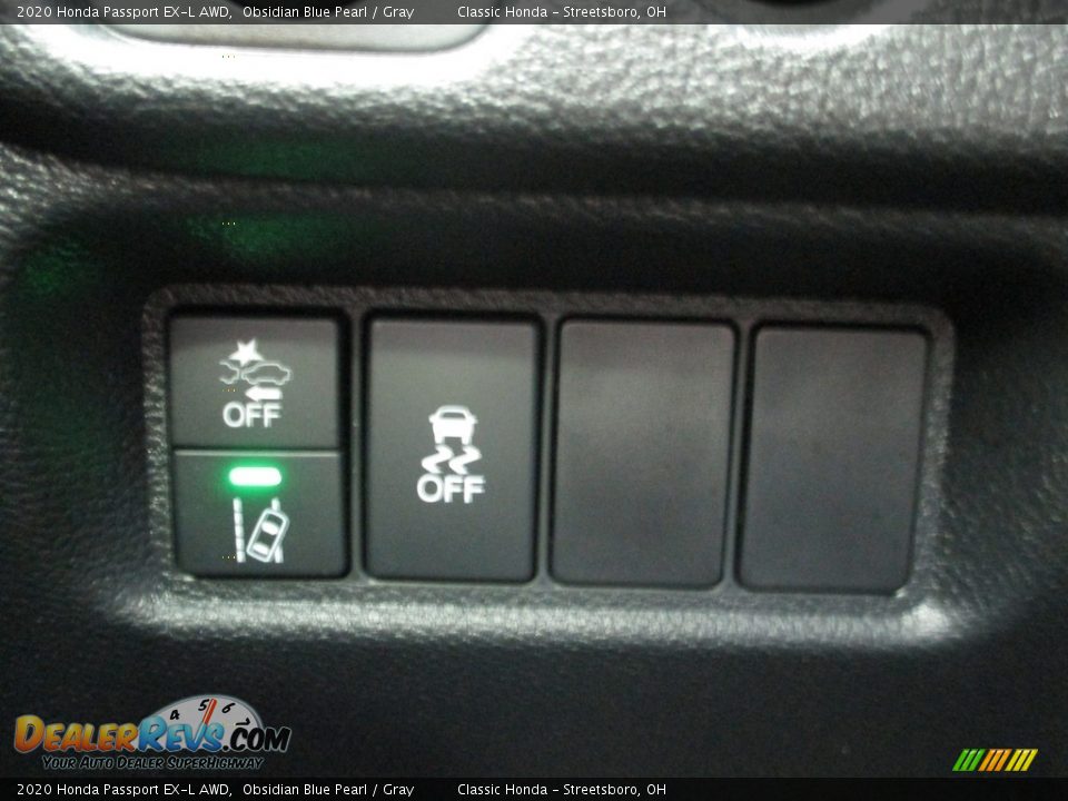 2020 Honda Passport EX-L AWD Obsidian Blue Pearl / Gray Photo #34