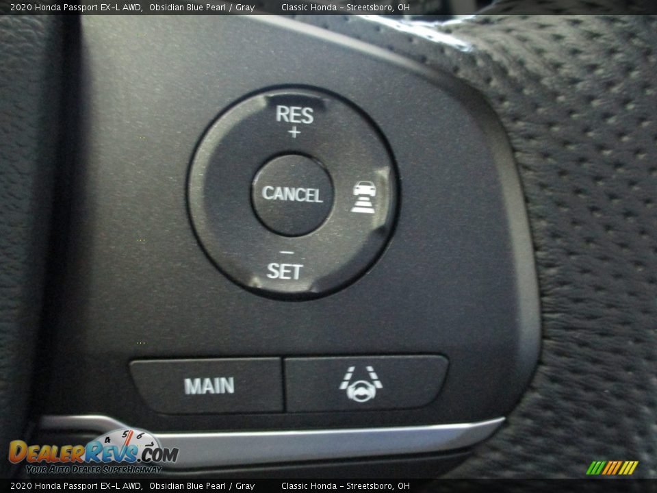 2020 Honda Passport EX-L AWD Obsidian Blue Pearl / Gray Photo #36