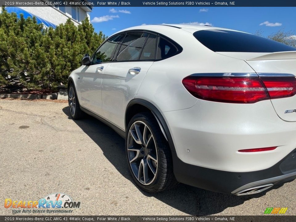 2019 Mercedes-Benz GLC AMG 43 4Matic Coupe Polar White / Black Photo #9