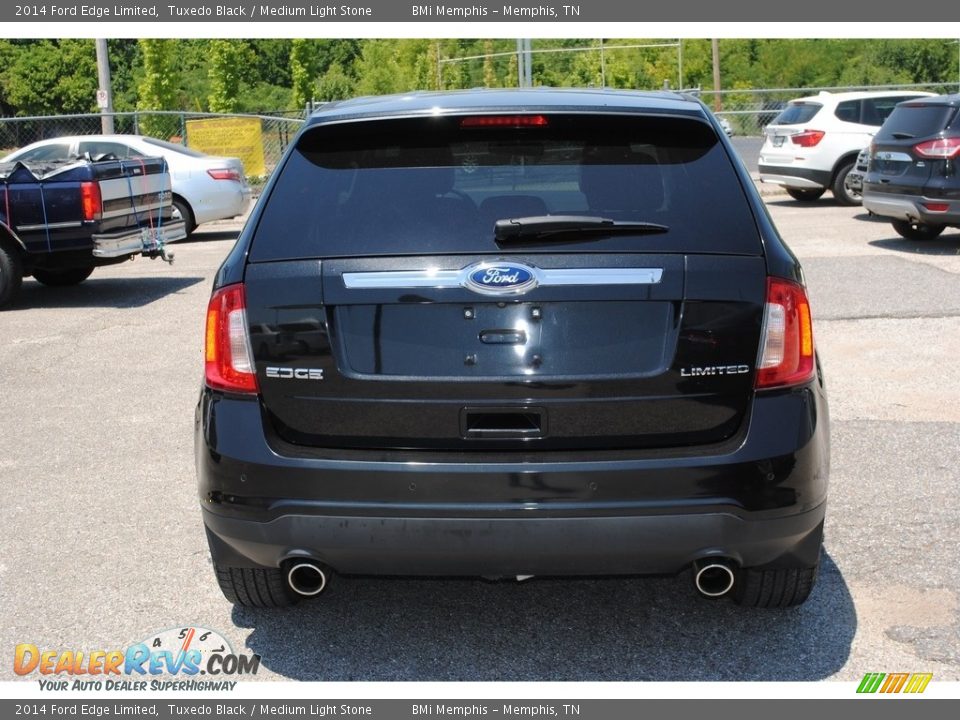 2014 Ford Edge Limited Tuxedo Black / Medium Light Stone Photo #4