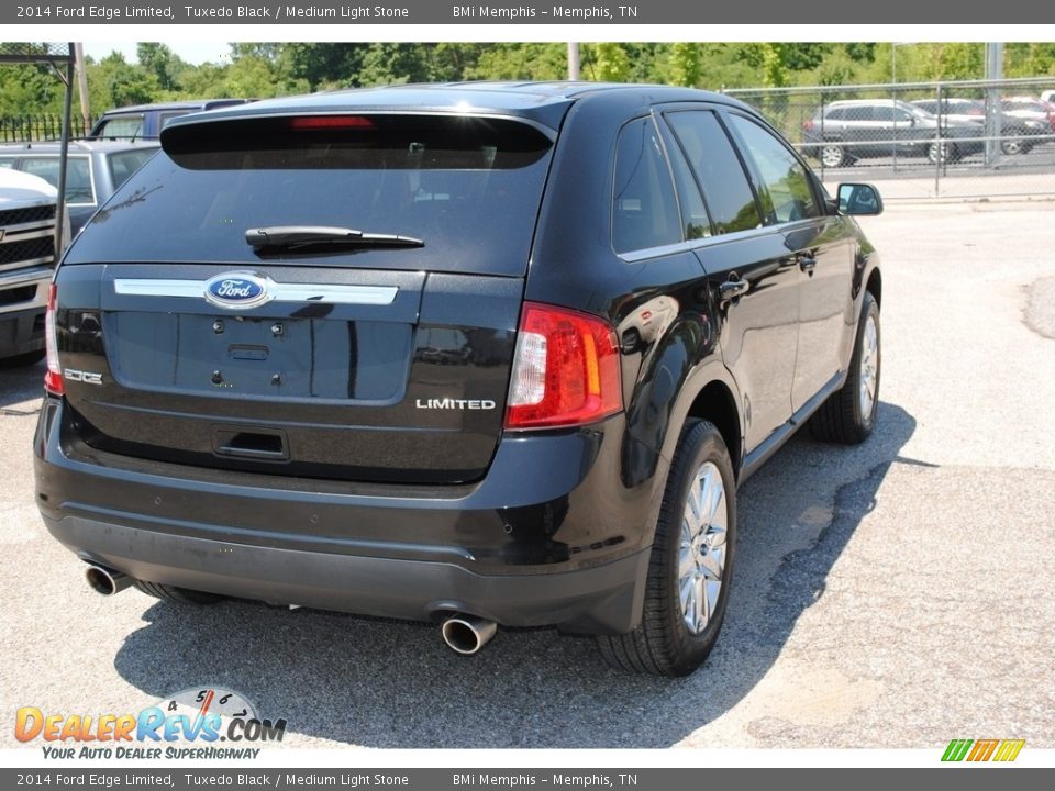 2014 Ford Edge Limited Tuxedo Black / Medium Light Stone Photo #5