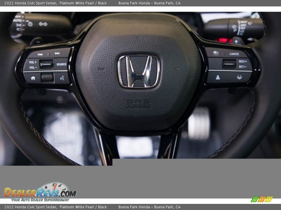 2022 Honda Civic Sport Sedan Platinum White Pearl / Black Photo #19