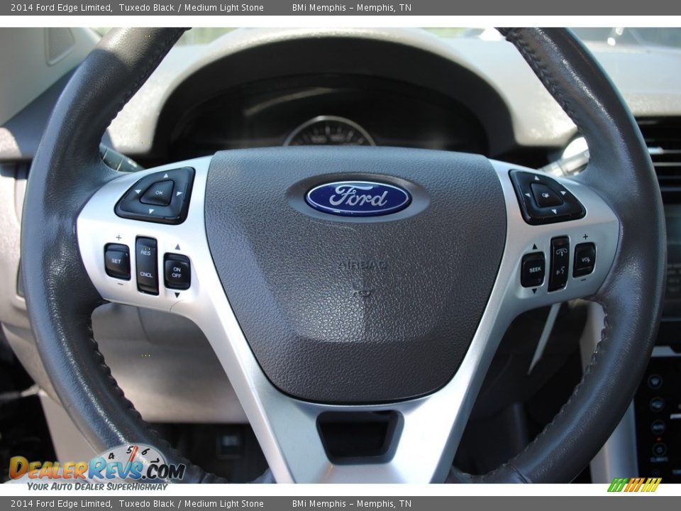 2014 Ford Edge Limited Tuxedo Black / Medium Light Stone Photo #12