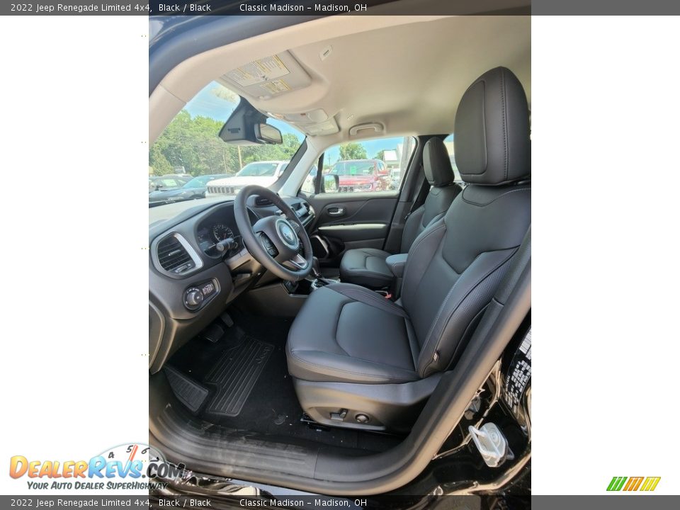 2022 Jeep Renegade Limited 4x4 Black / Black Photo #2