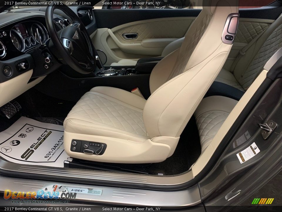 Front Seat of 2017 Bentley Continental GT V8 S Photo #8