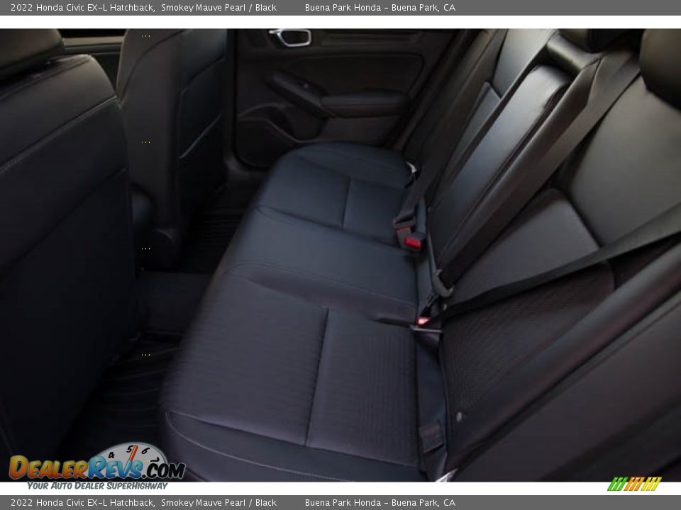 2022 Honda Civic EX-L Hatchback Smokey Mauve Pearl / Black Photo #16