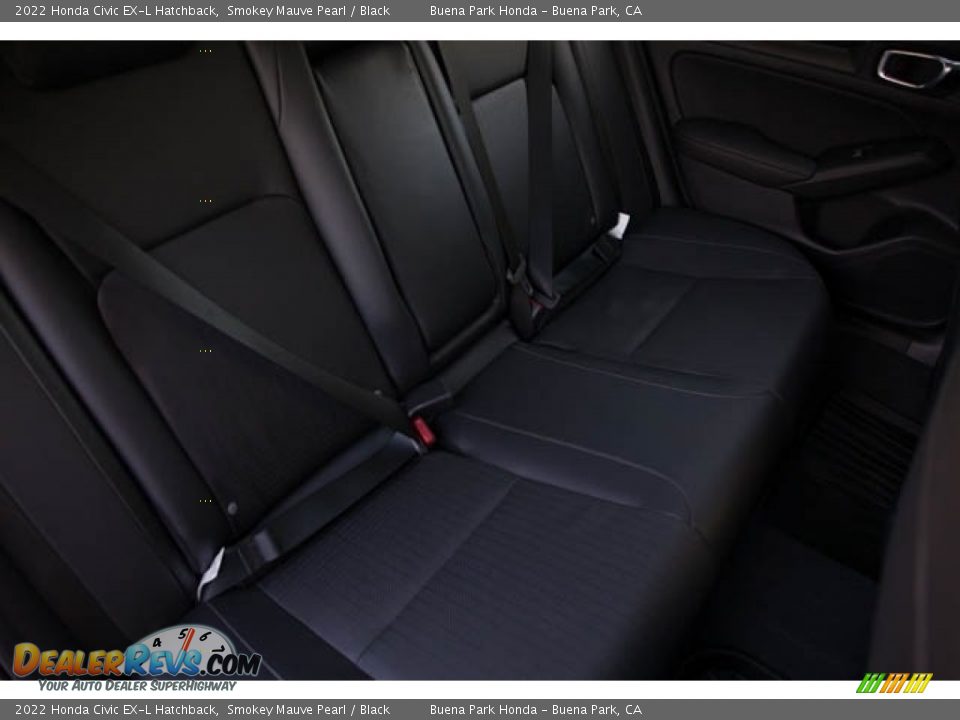 2022 Honda Civic EX-L Hatchback Smokey Mauve Pearl / Black Photo #29