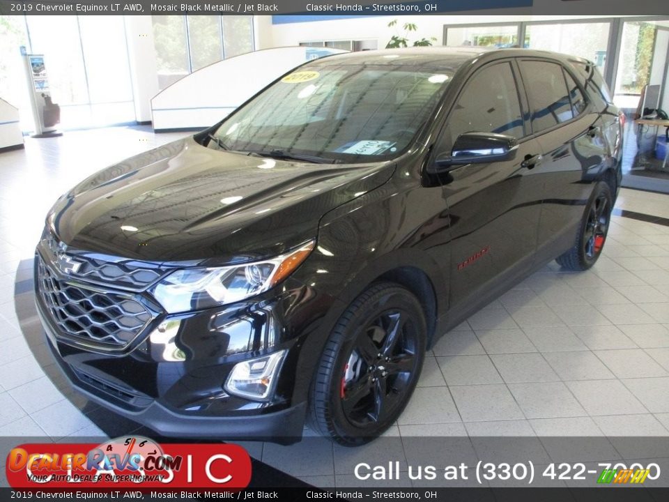 2019 Chevrolet Equinox LT AWD Mosaic Black Metallic / Jet Black Photo #1