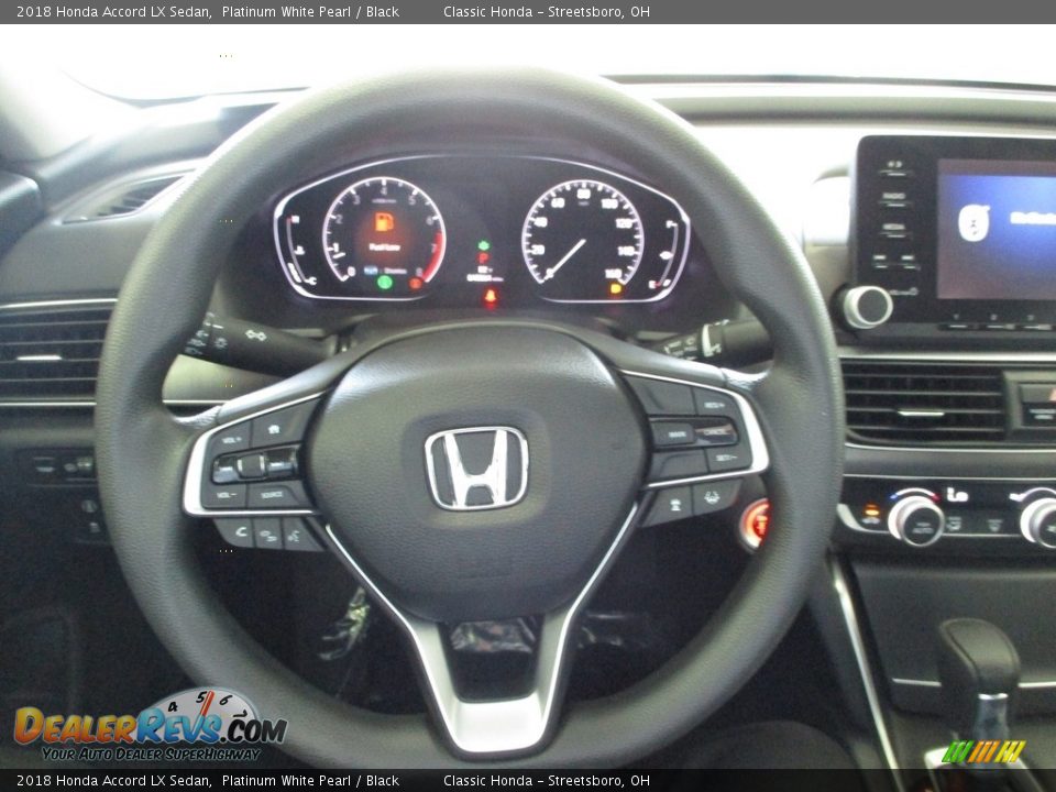 2018 Honda Accord LX Sedan Platinum White Pearl / Black Photo #29