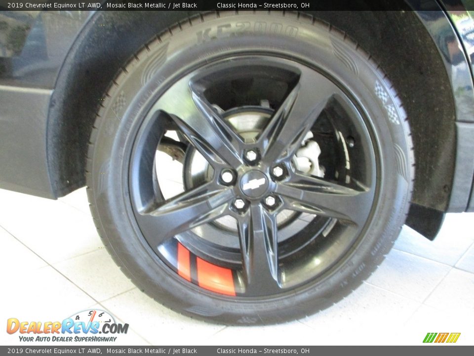 2019 Chevrolet Equinox LT AWD Mosaic Black Metallic / Jet Black Photo #6