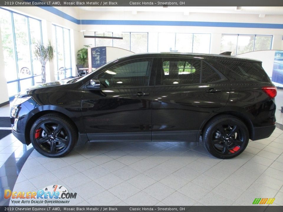 2019 Chevrolet Equinox LT AWD Mosaic Black Metallic / Jet Black Photo #10