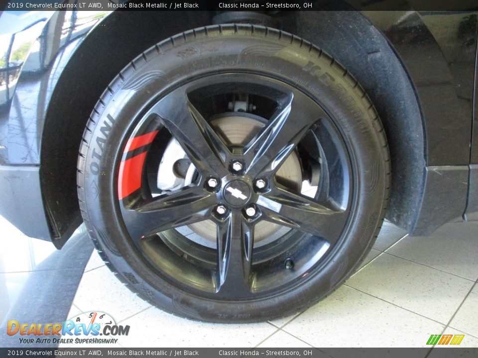 2019 Chevrolet Equinox LT AWD Mosaic Black Metallic / Jet Black Photo #12
