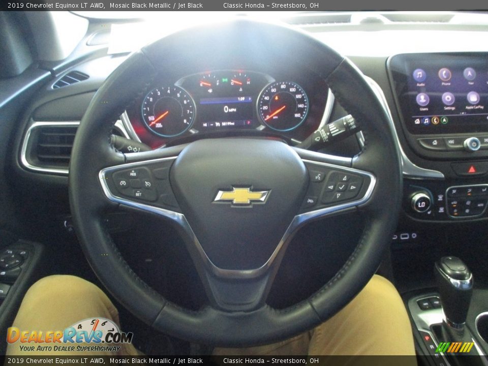 2019 Chevrolet Equinox LT AWD Mosaic Black Metallic / Jet Black Photo #34