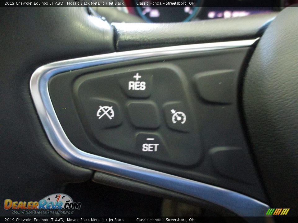 2019 Chevrolet Equinox LT AWD Mosaic Black Metallic / Jet Black Photo #35