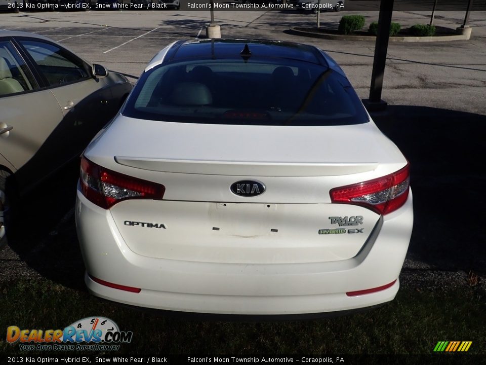 2013 Kia Optima Hybrid EX Snow White Pearl / Black Photo #3