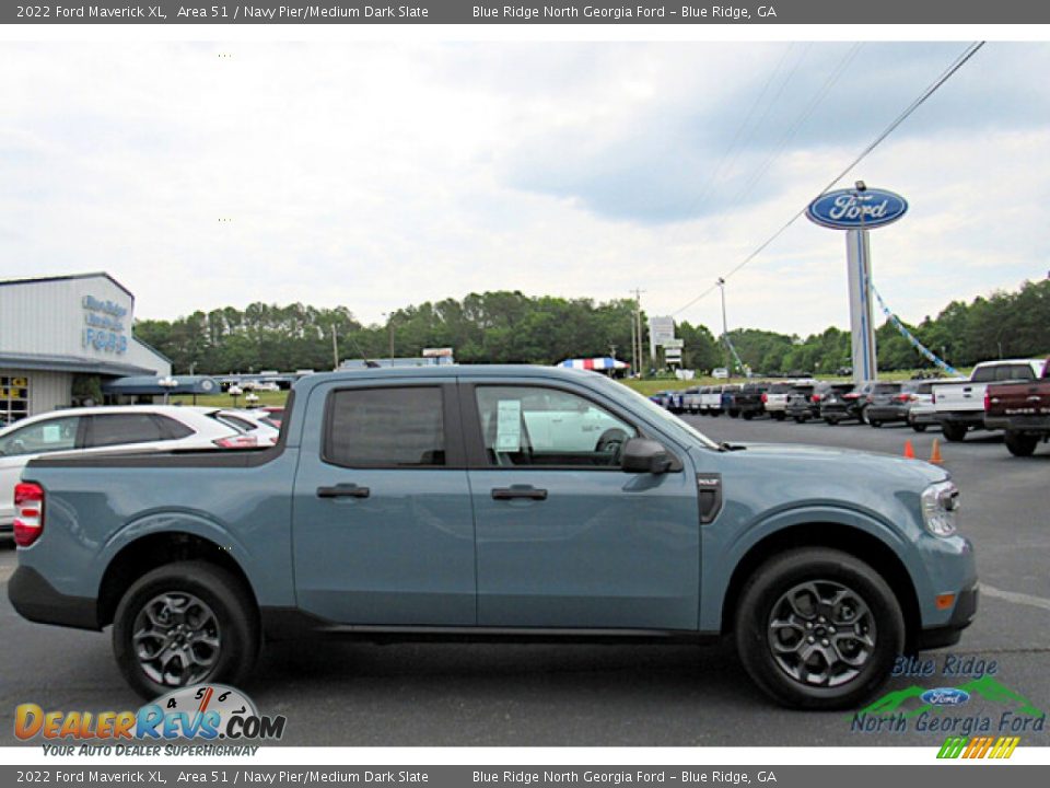 2022 Ford Maverick XL Area 51 / Navy Pier/Medium Dark Slate Photo #6