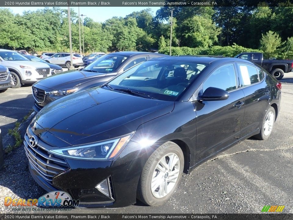 2020 Hyundai Elantra Value Edition Phantom Black / Black Photo #1