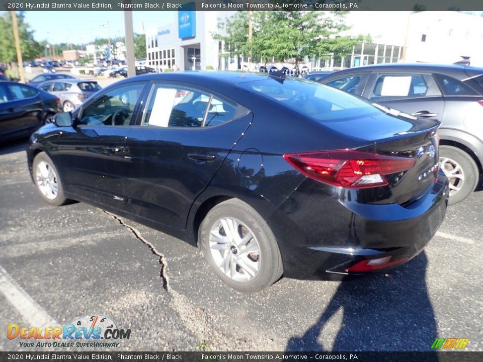 2020 Hyundai Elantra Value Edition Phantom Black / Black Photo #2