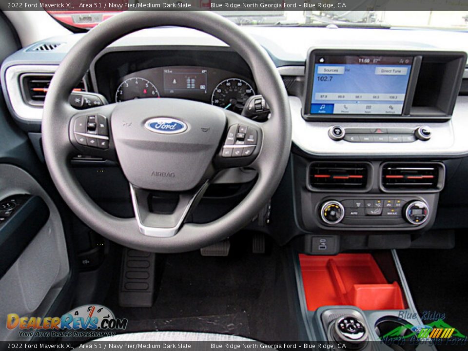 2022 Ford Maverick XL Area 51 / Navy Pier/Medium Dark Slate Photo #15