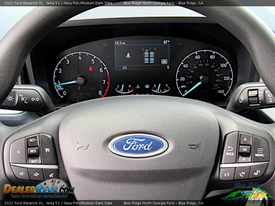 2022 Ford Maverick XL Area 51 / Navy Pier/Medium Dark Slate Photo #17