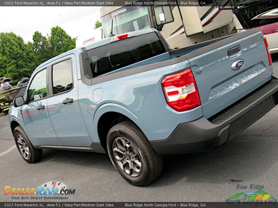 2022 Ford Maverick XL Area 51 / Navy Pier/Medium Dark Slate Photo #26