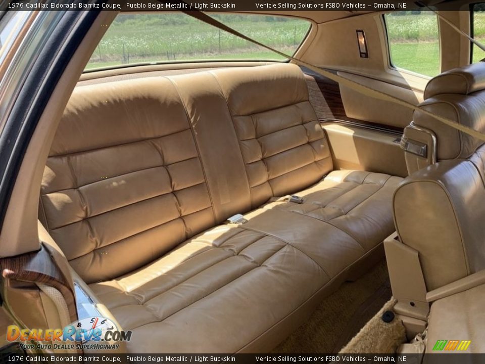 Rear Seat of 1976 Cadillac Eldorado Biarritz Coupe Photo #6