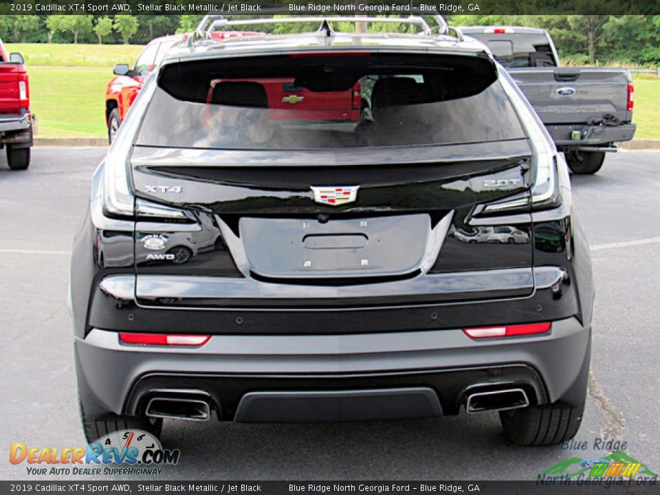 2019 Cadillac XT4 Sport AWD Stellar Black Metallic / Jet Black Photo #4