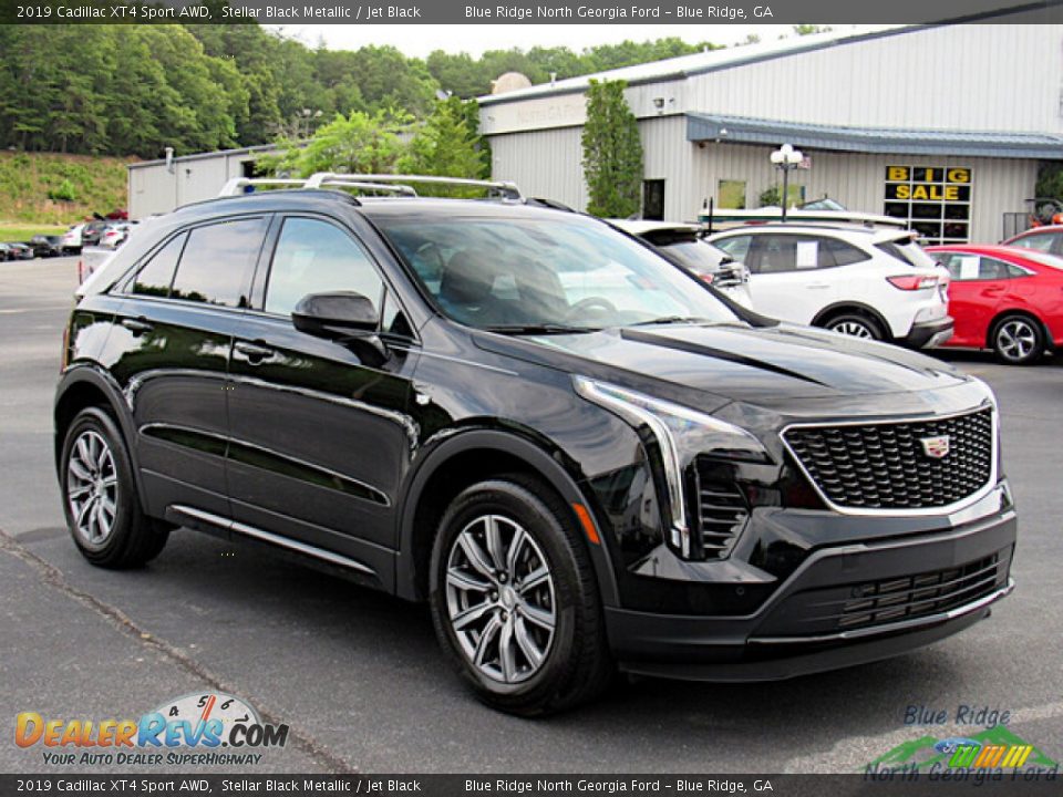 2019 Cadillac XT4 Sport AWD Stellar Black Metallic / Jet Black Photo #7