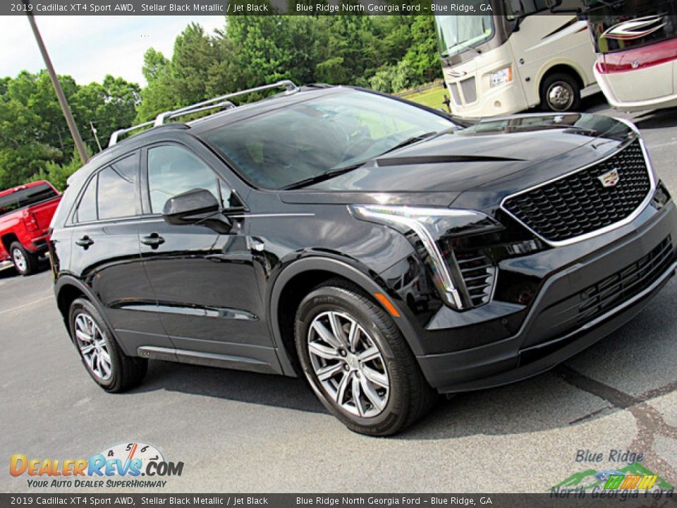 2019 Cadillac XT4 Sport AWD Stellar Black Metallic / Jet Black Photo #24