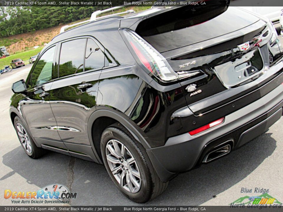 2019 Cadillac XT4 Sport AWD Stellar Black Metallic / Jet Black Photo #26