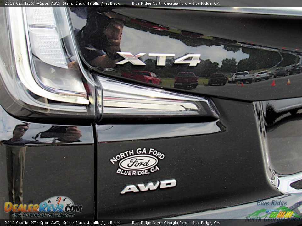 2019 Cadillac XT4 Sport AWD Stellar Black Metallic / Jet Black Photo #27