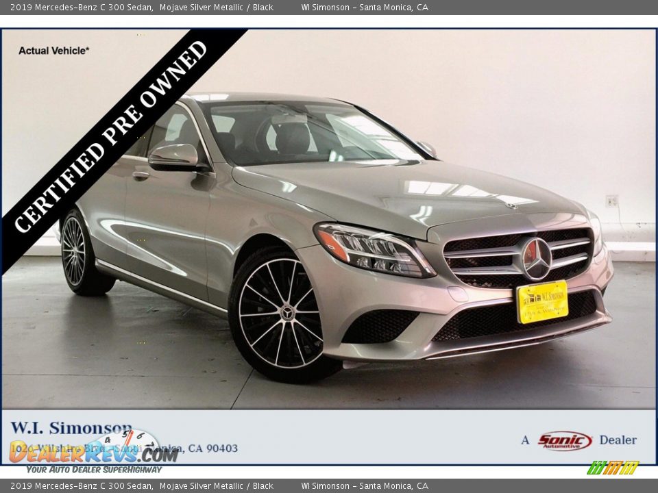 2019 Mercedes-Benz C 300 Sedan Mojave Silver Metallic / Black Photo #1